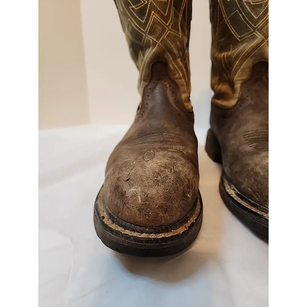 Ariat Steel Toe Mens 8.5 D Work Boots brown